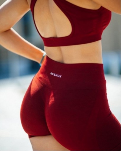 Contour Seamless Shorts - Red
